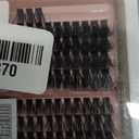 Yawamica Cat Eye Lash Clusters Fluffier Cluster Eyelash Extensions Wispy Individual Lashes Premade Eyelash Clusters Left Right Cluster Lashes 60D 80D 100D Volume 300pcs Eye Lashes Clusters DIY Lash