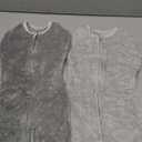 SwaddleMe by Ingenuity Compression Baby Swaddle Pod in Velboa, Two-Way Zipper for Easy Diaper Changes, Improves Sleep & Calms Startle Reflex, 0-2 Months, 1.0 TOG, 2-Pack - Clouds & Stars