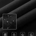 FAIABLE Men's Golf Pants 30"/32" Quick Dry Lightweight Classic Fit Casual Suit Stretch Dress Pants with 6 Pockets for Work (40W x 30L, Black)