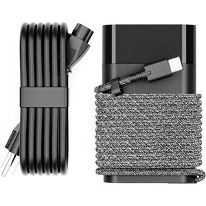 New Slim 65W USB C Laptop Charger Compatible with HP Spectre x360, Envy, Chromebook, Elitebook x360, Pavilion, Elite x2 Travel Type C Power Cord Ac Adapter