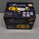 Candy Chocolate Melting Pot Electric Fondue Pot Set Double Chocolate Melting Pot Butter Cheese Melt Warmer Pink for Home Parties with Tool Chocolate Melting Pot Fondue Mini Fondue Candy Maker