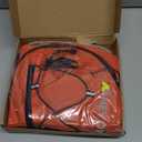 Lightweight Hydration Backpack, Running Backpack with 2L Water Bladder, Hydro Water Daypack for Cycling Hiking Rave for Men Women (Orange)