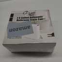 Cesun Automatic Motion Sensor Bathroom Trash Can with Lid, 2.6 Gallon Touchless Trash Bin, Smart Plastic Slim Garbage Can Small White Wastebasket for Toilet, Office, rv, Bedroom, Living Room