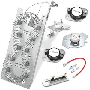 2025 Upgrade 3387747 WP3387747 PS11741416 Dryer Heating Element Replacement by Sikawai, Fit for Whirlpool Cabrio Kenmore He2 Kenmore Elite He3 Maytag Dryers GEW9250PW0 GEQ9800PW1 GEQ9800PW2 W11344457