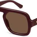 VANLINKER Retro Square Aviator Sunglasses for Women Men 70s Vintage Style Trendy Flat Top Rectangle Sun Glasses VL9826