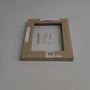 MCS Canvas Float Frames 8x10 Frame, Natural Woodgrain for Finished Canvases, Vertical & Horizontal Wall with Adehsive for Canvas Paintings (1-Pack)