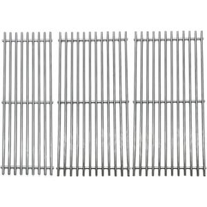 18" Stainless Steel Cooking Grid Grate for Charbroil Performance 463376018P2, 463376117, 463377117, 463673617, 463377017, 463347017 and 5 Burners 463347519 463347418 463342119 Gas Grill