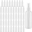 50 PCS 2oz Clear Fine Small Spray Bottle, Empty Travel Atomiser Bottles, Spray Bottle Mini Mist Sprayer, Plastic Refillable Spray Containers with Caps for Hair Spray, Perfumes60 ml