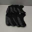 Doctor's Select Diabetic Socks with Grips for Women and Men - 4 Pair | Black | Neuropathy Socks for Men | Non Skid Socks for Men | Diabetic Ankle Socks for Men | Diabetic Socks for Men 9-12