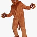 Morph Lion Costume Adult - Lion Costumes for Men - Animal Halloween Costume for Adults - Fun Dress Up Outfit Size M