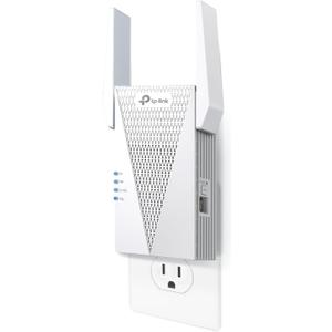 TP-Link RE615X AX1800 WiFi 6 Range Extender w/Ethernet Port | 1.8G Dual-Band Wireless Repeater Amplifier | Up to 2100 Sq. Ft., 64 Devices | Internet Signal Booster | APP Setup | EasyMesh Compatible, Wi-Fi 6 AX1800