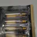 GLOBE Electric 80151 40W Vintage Edison Mini Tube Clear Glass Dimmable Incandescent Light Bulb, 4-Pack, E12 Base, 210 Lumens, Modern Lighting for Bedroom or Office, Lights for Home