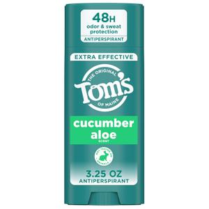 Toms of Maine Cucumber Aloe Antiperspirant, For Women and Men, 3.25 oz (3.25 Ounce (Pack of 1))