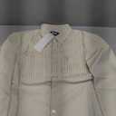 Men's Shirt Male's Business Commuter Black Long Sleeve Tops-Apricot-Small