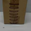 iDavosic.ly 6 Tier Rotating Earring Holder Organizer with Metal Tray, Adjustable Plastic Dangle Display Stands Tree with 342 Grooves, Large Hoop Storage Rack Tower, Gold