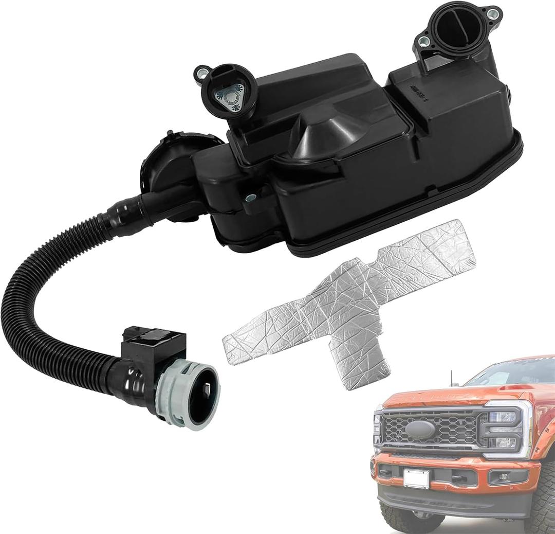 FC3Z6A785F Engine Oil Separator Assembly Compatible with 2017-2019 Ford F250 F350 F450 F550 Super Duty 6.7L V8 Powerstroke Diesel PCV CCV Vent Valve Engine Crankcase, Replace# FC3Z-6A785-F