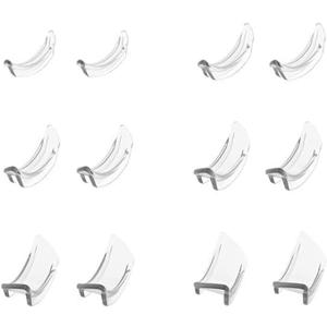 6 Pair Transparent Invisible Sizer Adjuster for Man Woman Rings Size Adjustable Making Tools and Accessories Spacer Guards Sizer Loose Size Reducer Jewelry Tool Jewelry Accessories