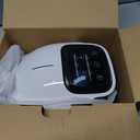 Medcursor Knee Massager, Cordless Heated Knee Massager with 3 Heating Levels, 3 Vibration Modes, LED Screen & Adjustable Straps, Massage with Heat for Relief, Ideal Gift for Men, Women (White)