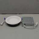 Leviton 4 in. Round Adjustable Slim Downlight, 820 Lumens, 5 CCT Color Selectable 2700K-5000K, Dimmable, DAR40-S1W