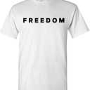 American Patriotic Freedom Unisex T-Shirt Inspired by Charlie Graphic Logo Tee 1st Amendment Free Speech Casual Patriot L