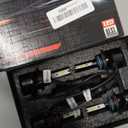 9005/9006 Combo 6500K Cool White 34000LM 800% Brightness, 1:1 Size Plug and Play IP68 Waterproof Light Bulbs, Pack of 4