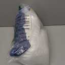 Bolster Pillow with Removable Velvet Cover, Round Cylinder Neck Roll Pillow for Head, Back, Leg Support, Decorative Bed and Couch Pillow 16 x 6 Inches (Blue)