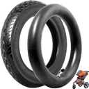 12 1/2 x 2 1/4 (12.5x2.25) Scooter Tire & Inner Tube Set, Heavy Duty Thorn Resistant 12.5'' x 1.75/2.15 Front Wheel Tire with Angled Valve Stem Compatible with BOB Stroller Currie GT Electric Scooters