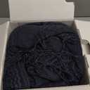 BOURINA Navy Throw Blanket 50 x90 Inches Throw Textured Solid Soft Sofa Throw Bed Runner Couch Cover Knitted Decorative Blanket Bed Runner