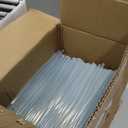 500 Pcs Full Size Hot Glue Sticks 10" Long x 0.27" Diameter Clear Glue - for All Temperatures Multipurpose for Wood, Metal, Glass, Plastic, Floral, Fabric, Leather, Foam, Floral
