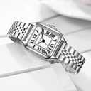 Szaikyri Classic Square Watches for Women with Roman Numerals Ladies Casual Dress Watch