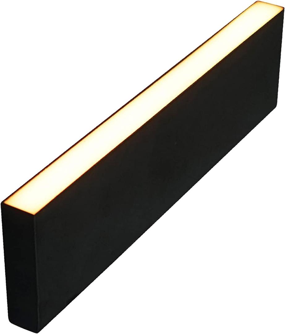 LUMENGY Paver Light Slim 0.5x9 Inch (0.55x8.85), 2700K Warm White, Glare-Free Linear Lighting for Driveways, Walkways and Paver Borders, 12V Hardwired, IP67 Waterproof, Drive-Over Rated