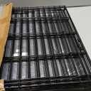 PETIME Foldable Metal Dog Exercise Pen/Pet Puppy Playpen Kennels Yard Fence Indoor/Outdoor 8 Panel 24" W with Top Cover and Bottom Pad (Playpen+Bottom+Top Cover, 8 Panels 24" H)