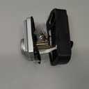 52HZ Fingerprint Door Lock, Keyless Entry Door Lock with Code, Voice Guidance Electronic Keypad Deadbolt Smart Locks for Front Door, Anti-Peeping Password, Auto Lock, Easy to Install, Silver