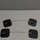 Refrigerator Lock, Heavy Duty Fridge Lock, Combination Lock for Refrigerator Cabinets, Drawers, Safety, Easy Install No Keys Needed (Black-2Pack)