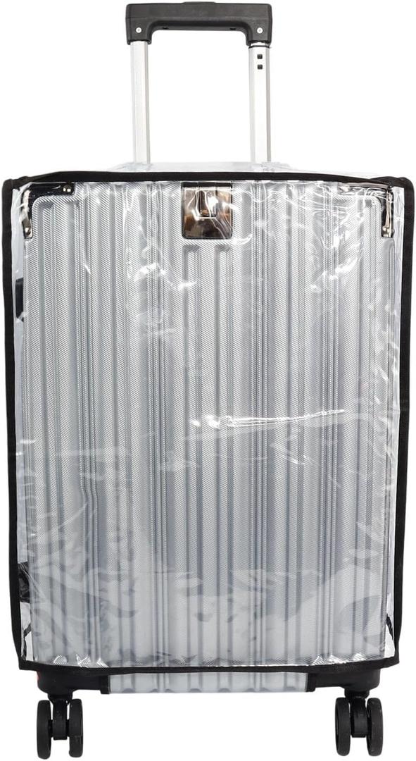 PVC Suitcase Cover Protector,20/22/24/26/28/30 Inch Suitcase Baggage Covers,Transparent Luggage Cover for Wheeled Suitcases (30‘’)
