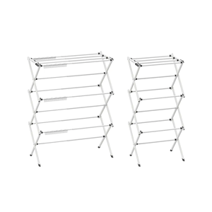 Foldable Drying Rack Clothing,Clothes Drying Rack Folding Indoor and Outdoor Rack,Laundry Drying Rack Collapsible-Black White
