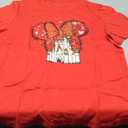 Women Magic Kingdom Shirt Castle Graphic Shirts Casual Family Vacation Holiday T Shirt Cute Short Sleeve Tee Top (X-Large, Red)