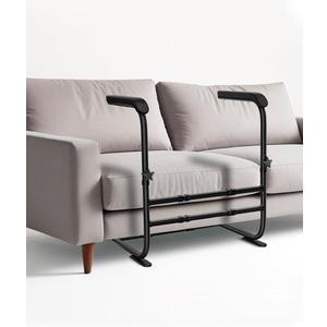 FORTEMOTUS Couch Stand Assist with Soft & Wide Handle, Height & Width Adjustable Sofa Stand Assistance for Elderly, Seniors, Pregnancy Women and Disabled, Holds up to 350 lbs (Coal)