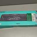 Logitech MK335 Quiet Wireless Keyboard and Mouse Combo - Black/Silver Keyboard and Mouse Combo Wireless, Ambidextrous