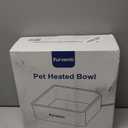 Heated Water Bowl for Dog Cat,1.22 Gallon,Outdoor Waterproof Heated Pet Water Dish with 79" Chew Resistant Cord for Rabbit, Chicken, Duck, Squirrel (Navy Blue)