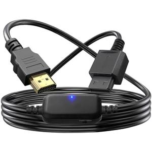 Wii Component to HDMI Adapter [True 1080P] Wii to TV Adapter 100% Improved Picture Quality HDTV Cord for Wii to HDMI TV/Monitor Supports All Display Modes Compatible Nintendo Wii/Wii U Console