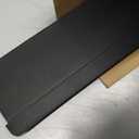 Leolee L-Shaped Desk Long Wrist Rest Elbow 60CM, Black Memory Foam Arm Rest for Desk with Non-Slip Base, Ergonomic Desk Edge Cushion, Wrist Support for Computer Keyboard, Typing, Office, Home, 23.62 x 11.81 inches