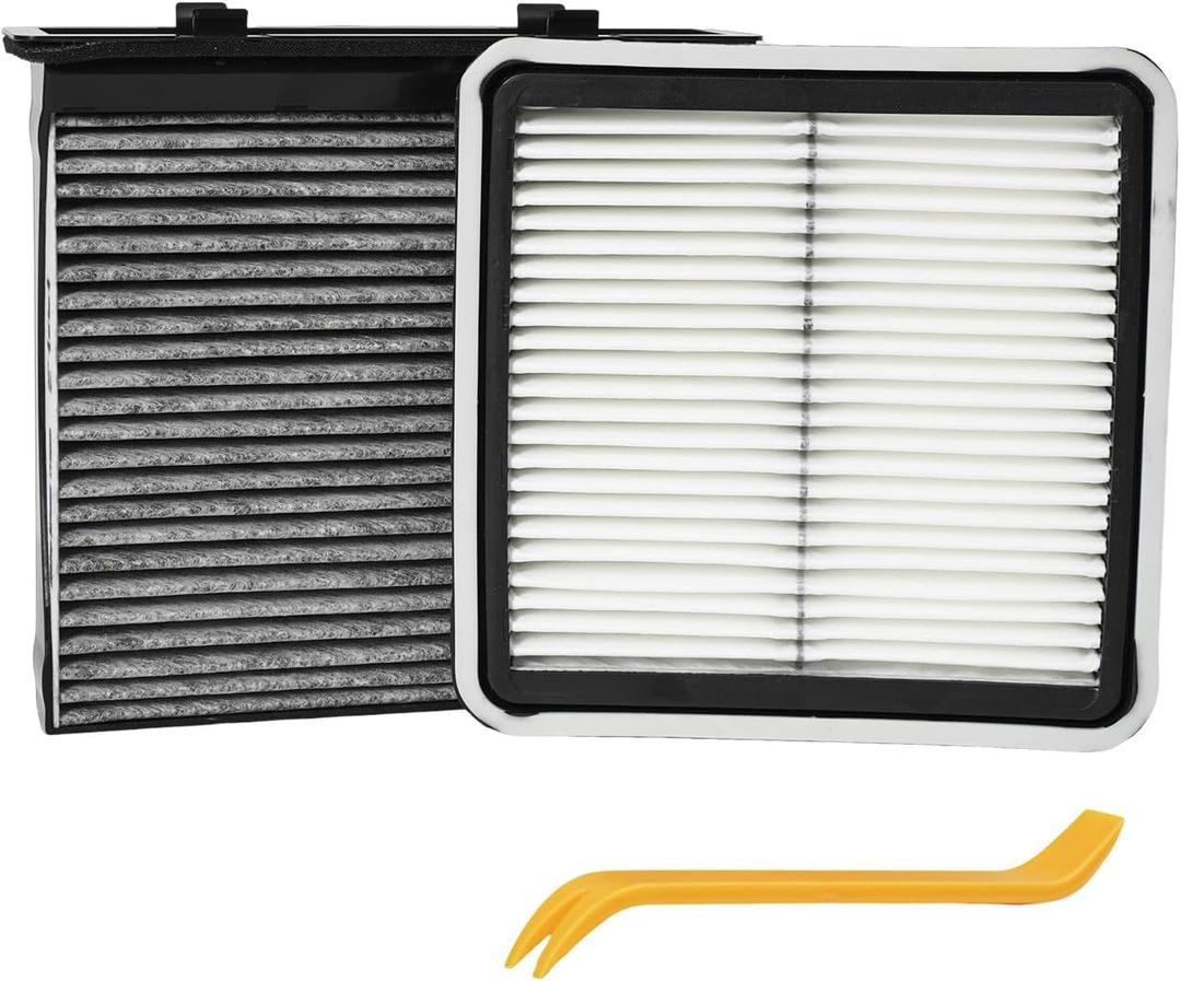 Engine Air Filter&Cabin Air Filter Combo Pack-Compatible with Subaru Crosstrek 2016-2017,Forester 2009-2018,Impreza 2008-2016,WRX 2012-2021,WRX STI 2013-2018,XV Crosstrek 2013-2015
