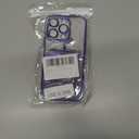 3D Bling Sparkle Plating Juice Bottle Designer Phone Case Compatible with iPhone 15 Pro, Cute Liquid Floating Gradient Glitter Quicksand Cup Phone Case Cover with Camera Protection for Women - Purple