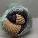 45 inches Donut Dog Bed for Extra Large Dogs,Calming Round Jumbo Pet Bed with Removable Cover, Washable Milk Plush Faux Fur, Fits Pets up to 100 lbs(Brown,XL)