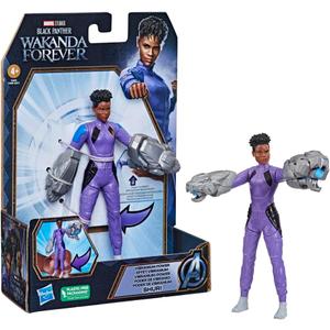Marvel Studios' Black Panther Wakanda Forever Vibranium Power Shuri, 6-Inch Action Figure, Toy for Kids Ages 4 and Up