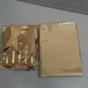 Tenare 12 Pcs Small Gift Bags Mini Metallic Paper Bag with Handle Tissue Paper for Mother Father 's Day Graduation Party Favor Supplies(4 x 2.75 x 4.5 Inch, Brown Gold)