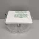 61OZ Laundry Detergent Dispenser Container, 2 Pack Liquid Laundry Dispenser, Plastic Detergent Dispensers for Laundry Powder/Fabric Softener with Labels/Tray, Clear