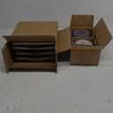 Famiware Mercury Plates and Bowls Sets, 12 Pieces Stoneware Dinnerware Sets, Dishes Set for 4, Microwave and Dishwasher Safe, Multi-color