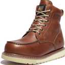 Timberland PRO Unisex Adult Pro Wedge 6 Inch Soft Toe Work Boots (Brown, 12)